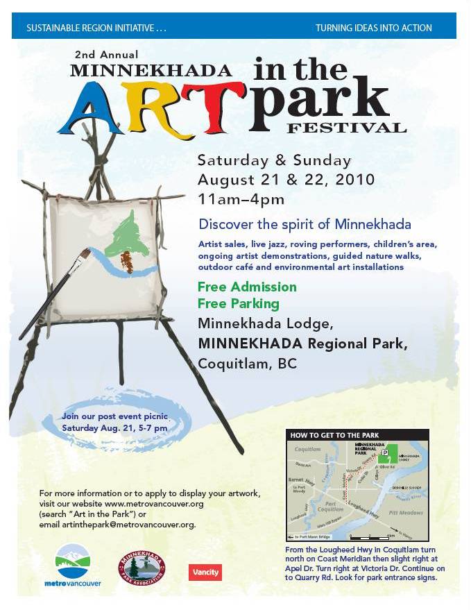 Art in the Park poster