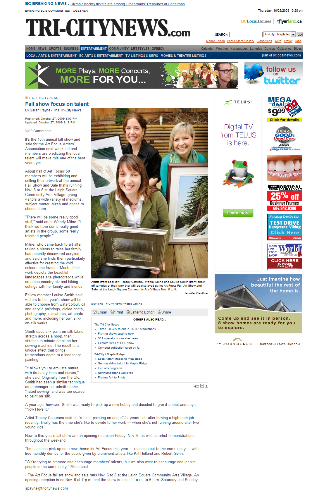 Tri-City News article